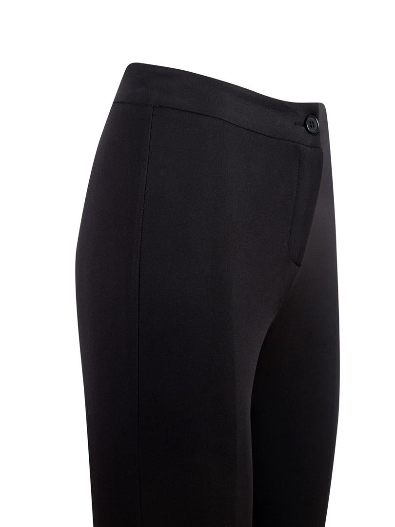 Wide Leg Trousers - Black