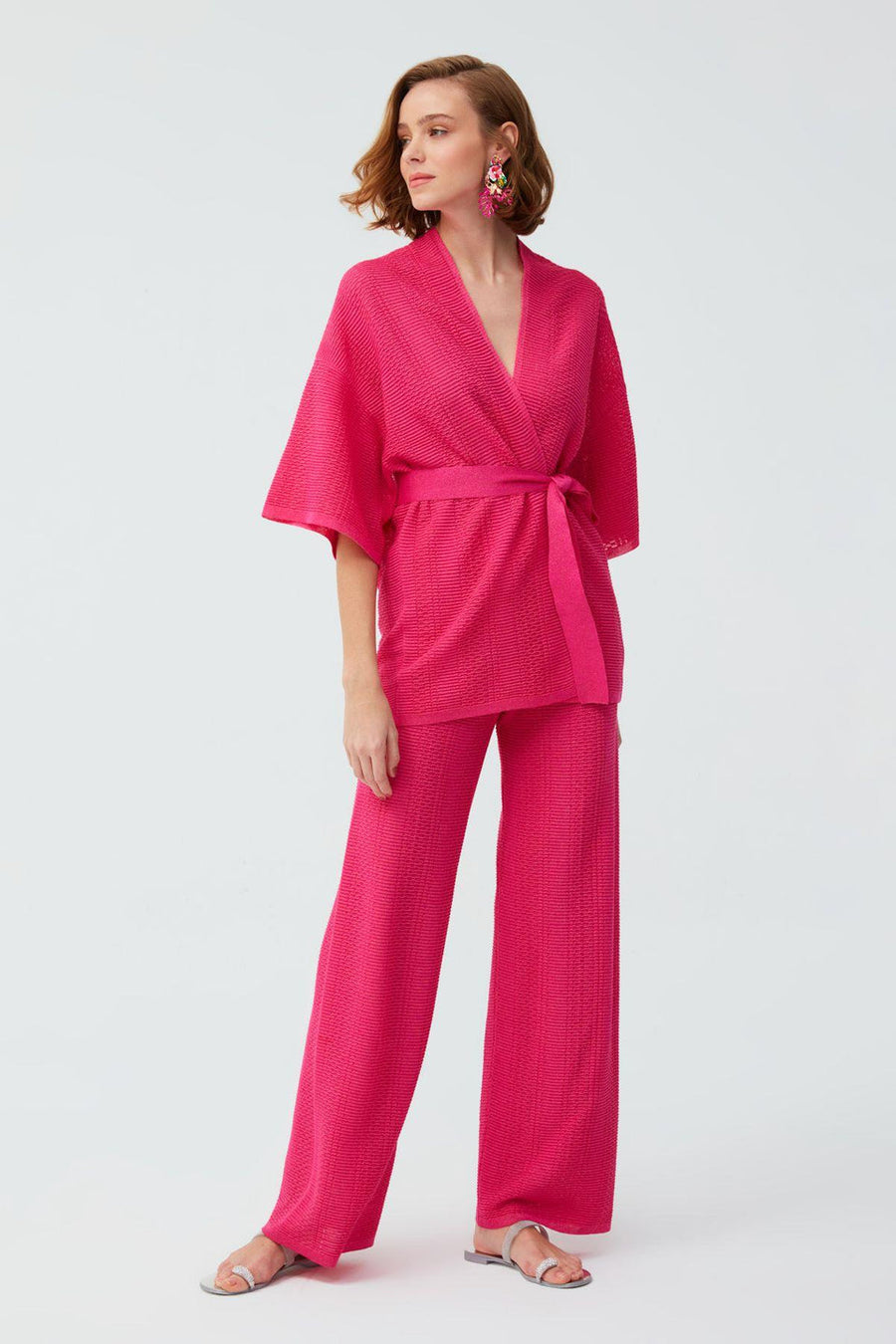 Wide Leg Pink Pants Fınal Item - Porterist 1
