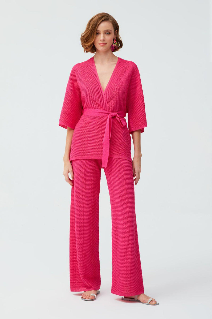 Wide Leg Pink Pants Fınal Item - Porterist 3