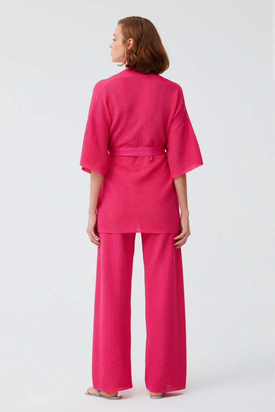 Wide Leg Pink Pants Fınal Item - Porterist 5