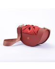 Brick Red Monami Half Moon Bag | Porterist