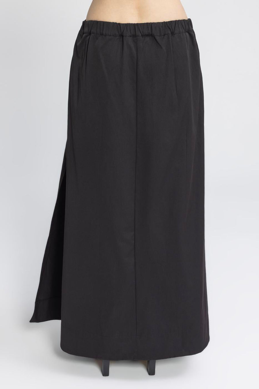BSL Black Ruffled Maxi Skirt  - Porterist 7