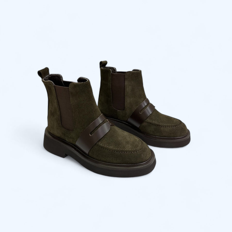 Genuine Leather Colter Multicolor Boots - Porterist 1