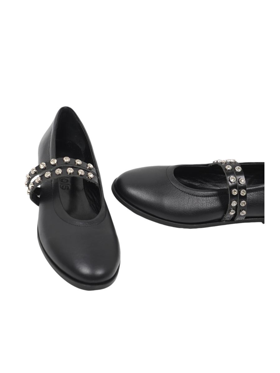 Maria Double Strip Embroidered Ballet Flat - Porterist 3