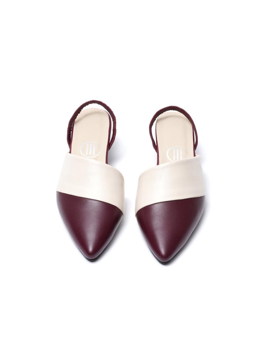 Burgundy Diana Heels | Porterist