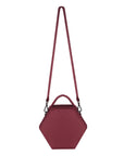 Burgundy Hexagon Bag | Porterist