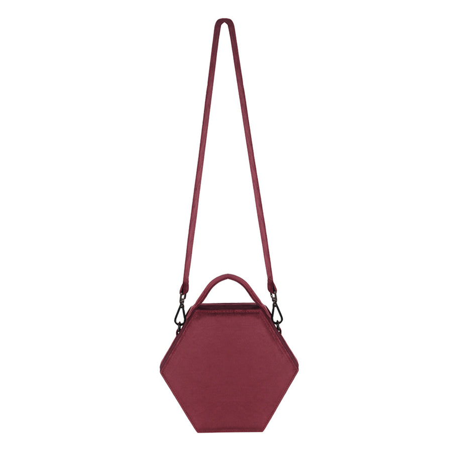 Burgundy Hexagon Bag | Porterist