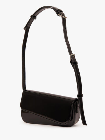 Juste Patent Leather Mini Bag Black  - Porterist 1