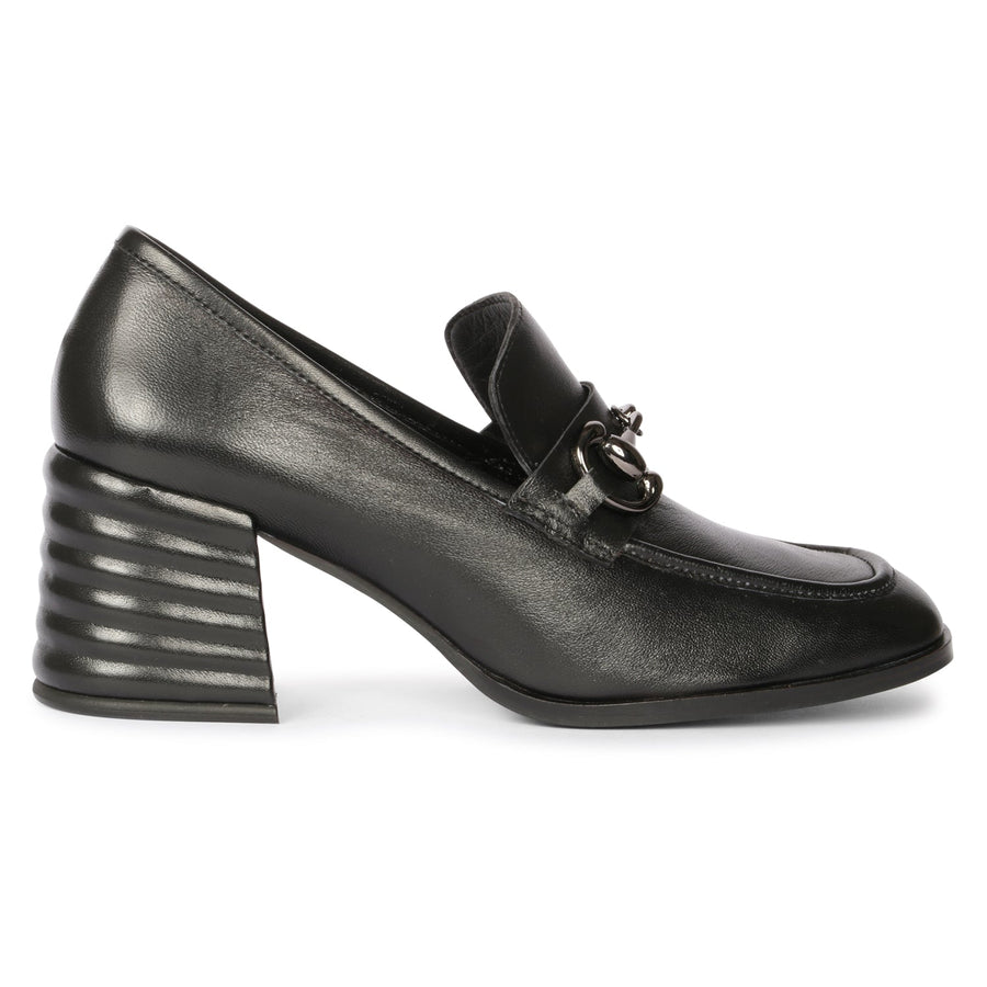 Saint G Isha Heeled Loafers Black 