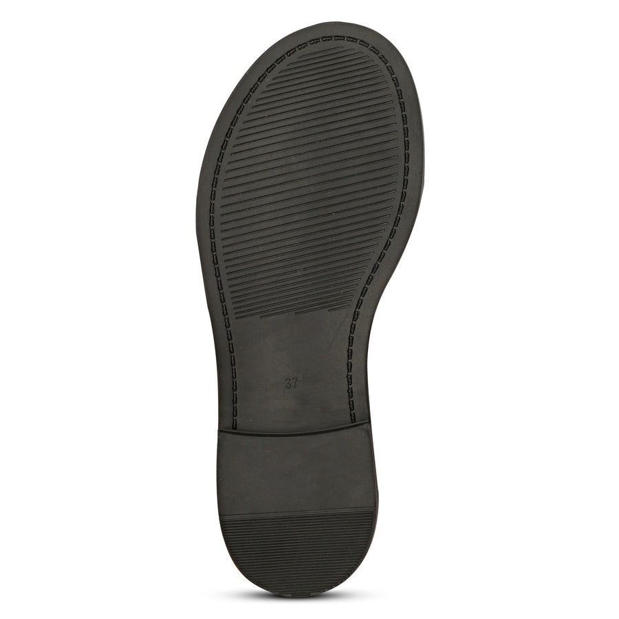 Vivi Blu Zaeneb Flats Footwear Black Silver 