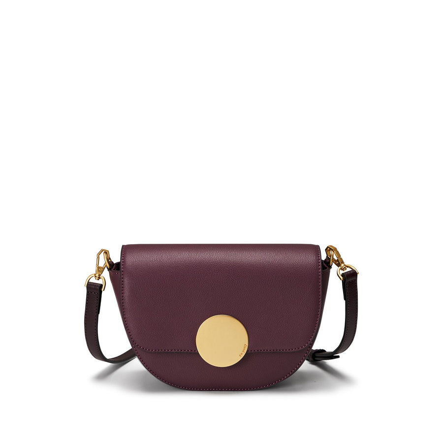 Oryany Lottie Saddle Crossbody Small Handbags Eggplant 