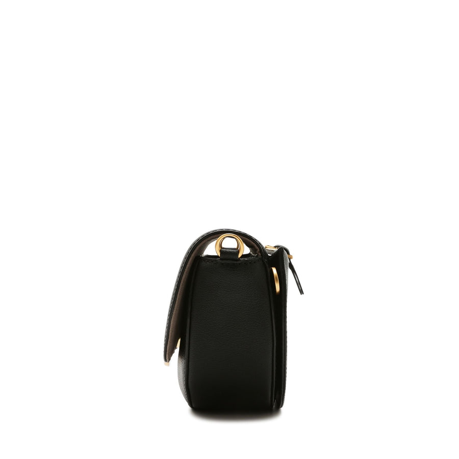 Oryany Lottie Saddle Crossbody Small Handbags Black 