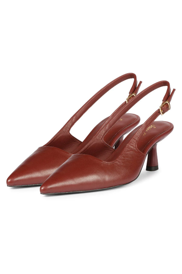 Saint G - Cynara Kitten Heels Footwear - Merlot