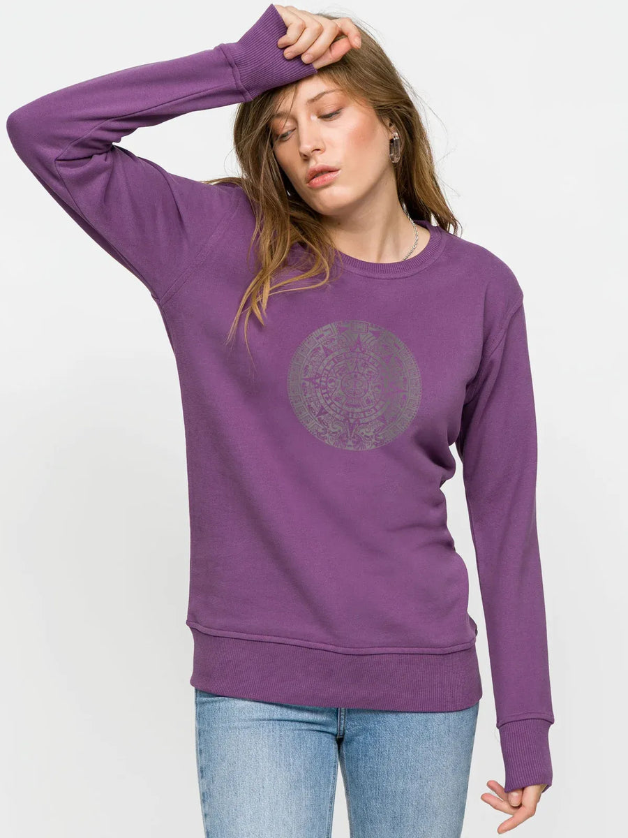 Calendar Woman Sweatshirt - Purple | Porterist