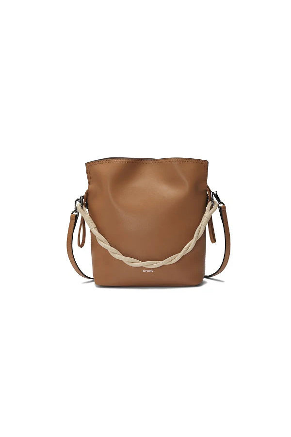 Oryany - Madeleine Bucket Medium Crossbody Handbags - Sand Brown
