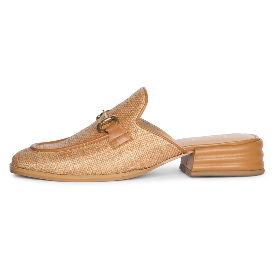 Future Brands Group Beige Izaara Heeled Mule  - Porterist 3