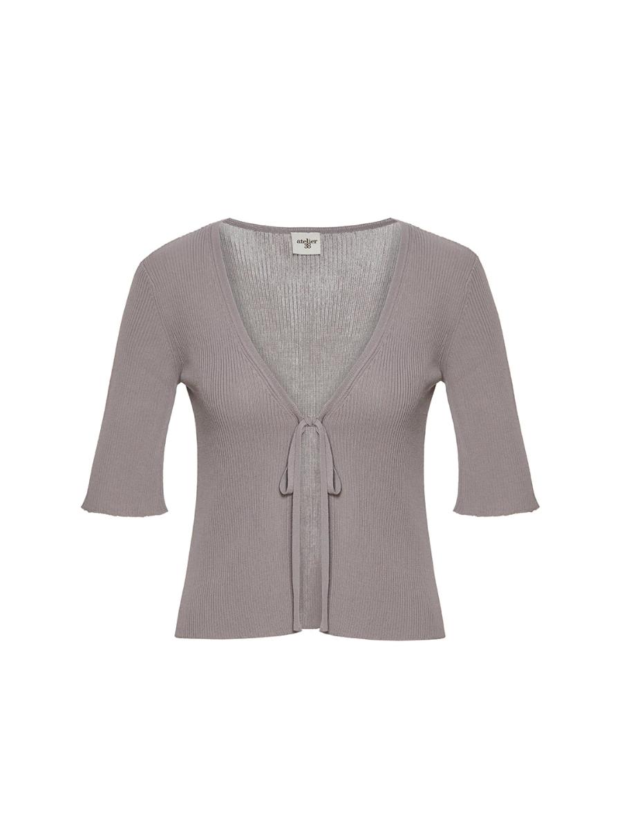 Cecily Brown Cardigan With Tie Front | Porterist
