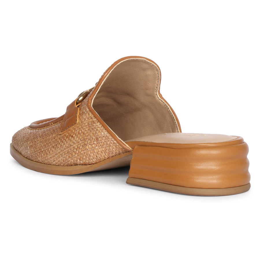Future Brands Group Beige Izaara Heeled Mule  - Porterist 7