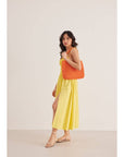 Sunshine Yellow Midi Dress