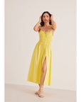 Sunshine Yellow Midi Dress