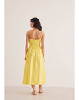 Sunshine Yellow Midi Dress