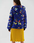 Flower Patterned Inflatable Coat Standard Color  - Porterist 2