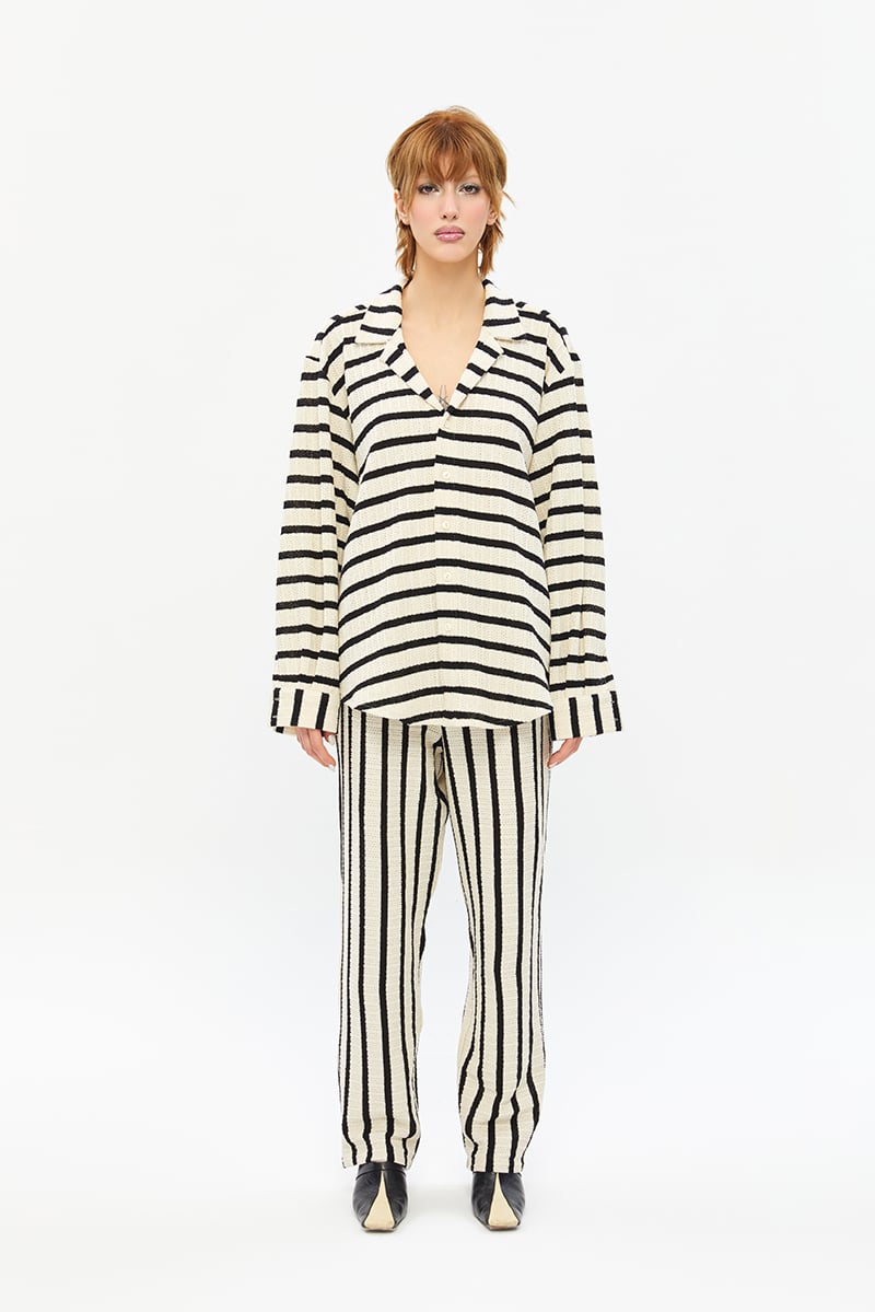 Striped Knit Shirt | Porterist