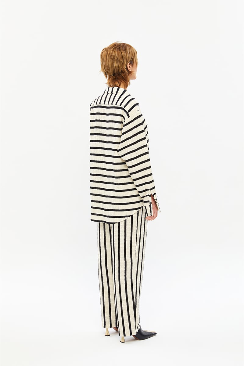 Striped Knit Shirt | Porterist