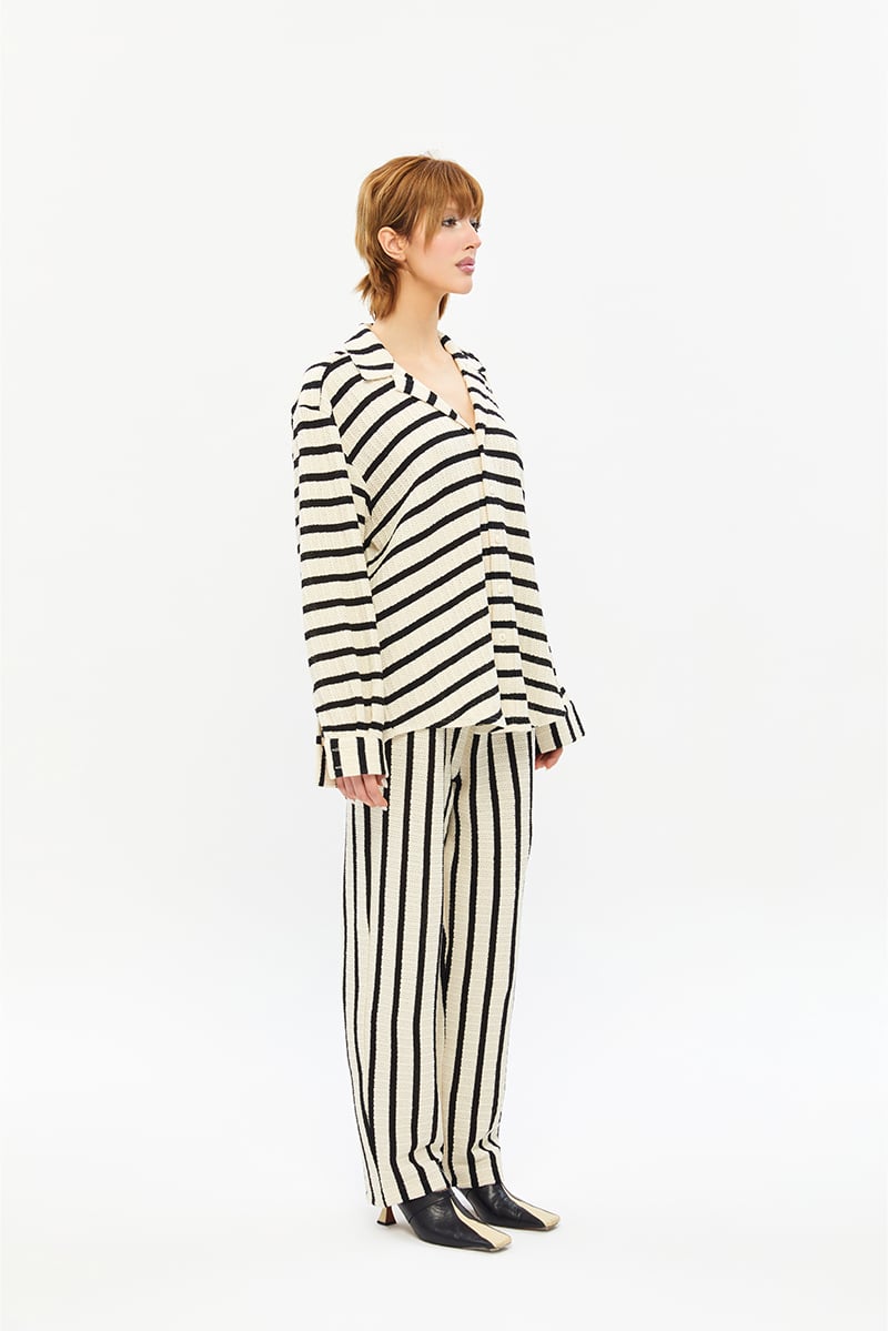 Striped Knit Shirt | Porterist