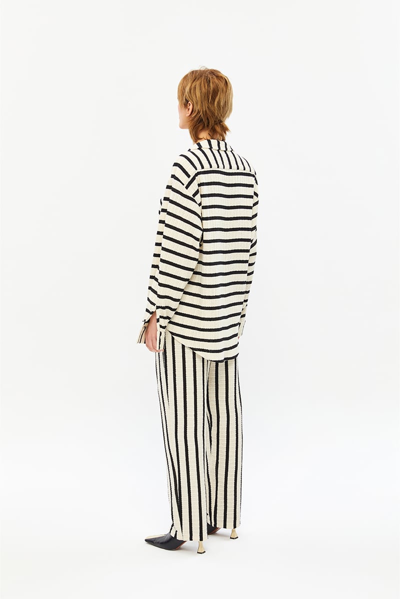 Striped Knit Shirt | Porterist