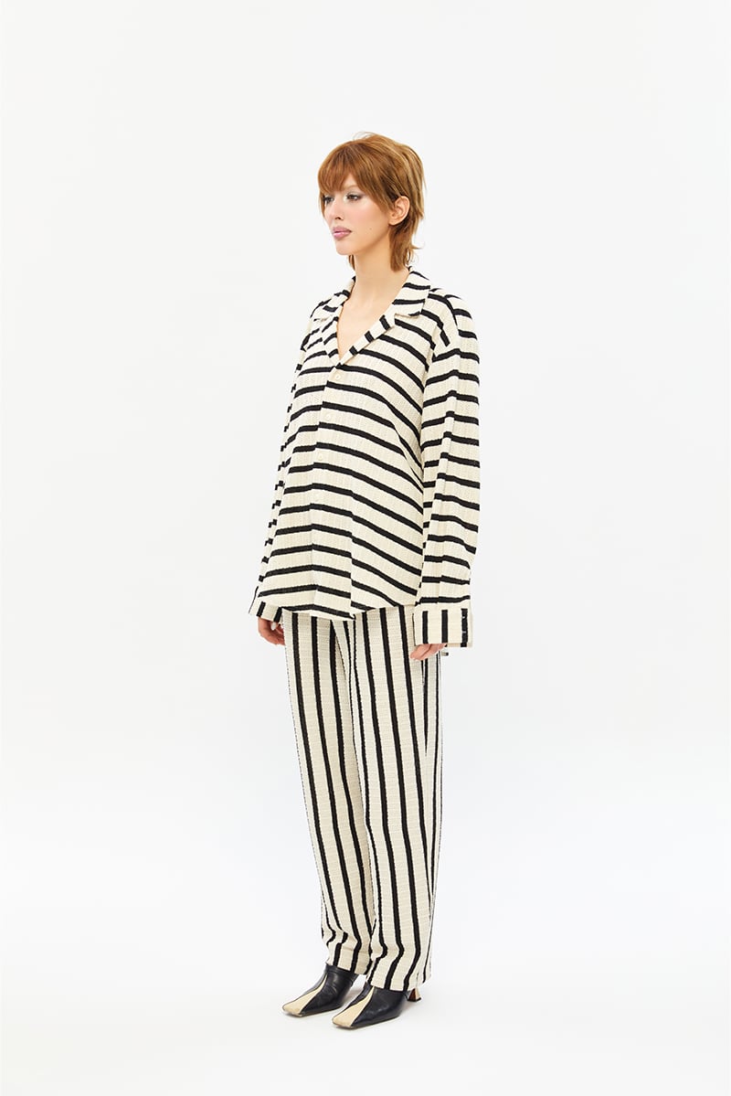 Striped Knit Shirt | Porterist