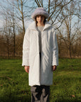 Cloud Matte White Inflatable Coat | Porterist