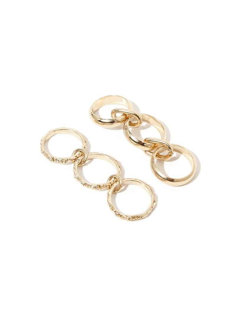 Multi Detail Ring Gold  - Porterist 5