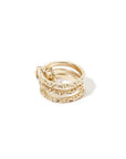 Multi Detail Ring Gold  - Porterist 1