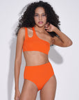 Cosmopolitan Cutout Orange Bikini Set | Porterist