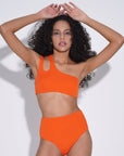 Cosmopolitan Cutout Orange Bikini Set | Porterist