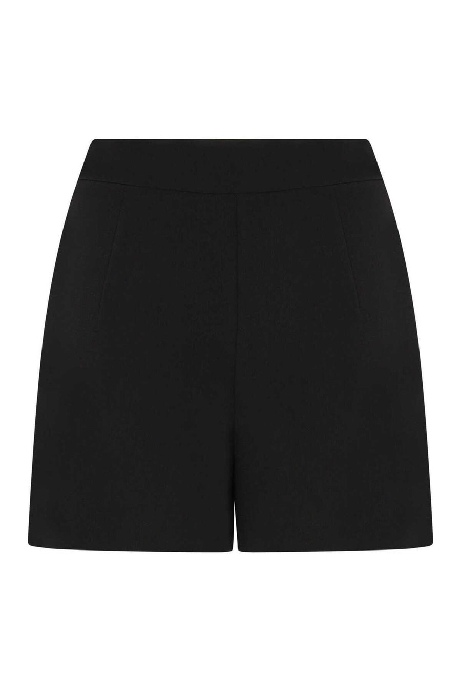 Crepe Women's Shorts Black  - Porterist 5