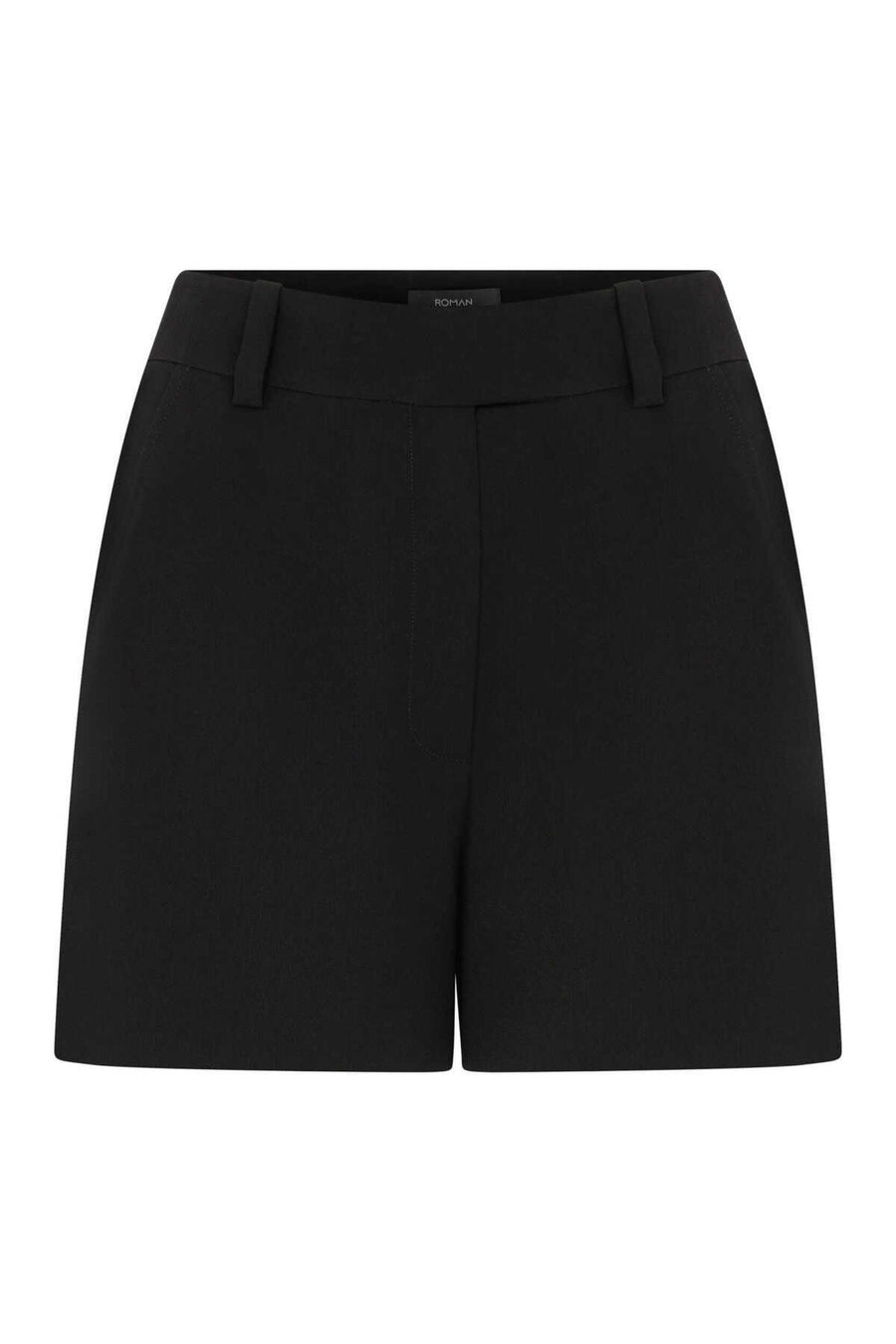 Crepe Women's Shorts Black  - Porterist 4