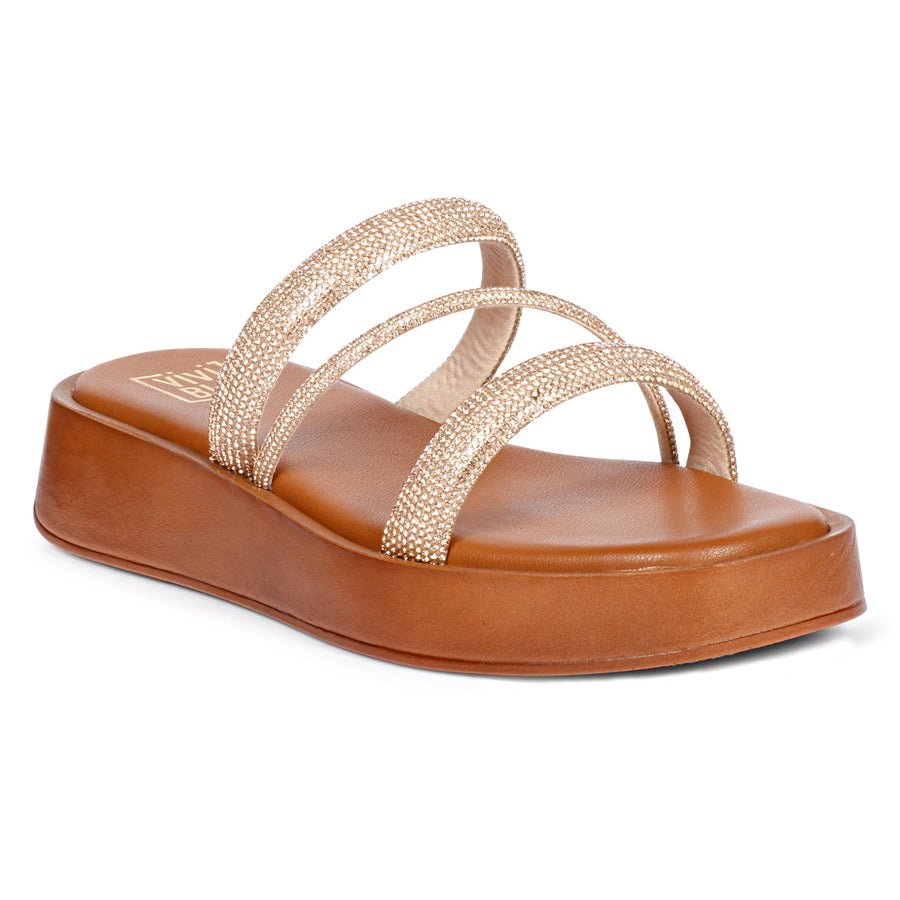 Vivi Blu Ren Flats Footwear Champagne 