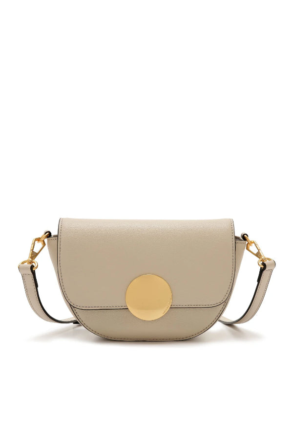 Oryany - Lottie Saddle Crossbody Small Handbags - Cream