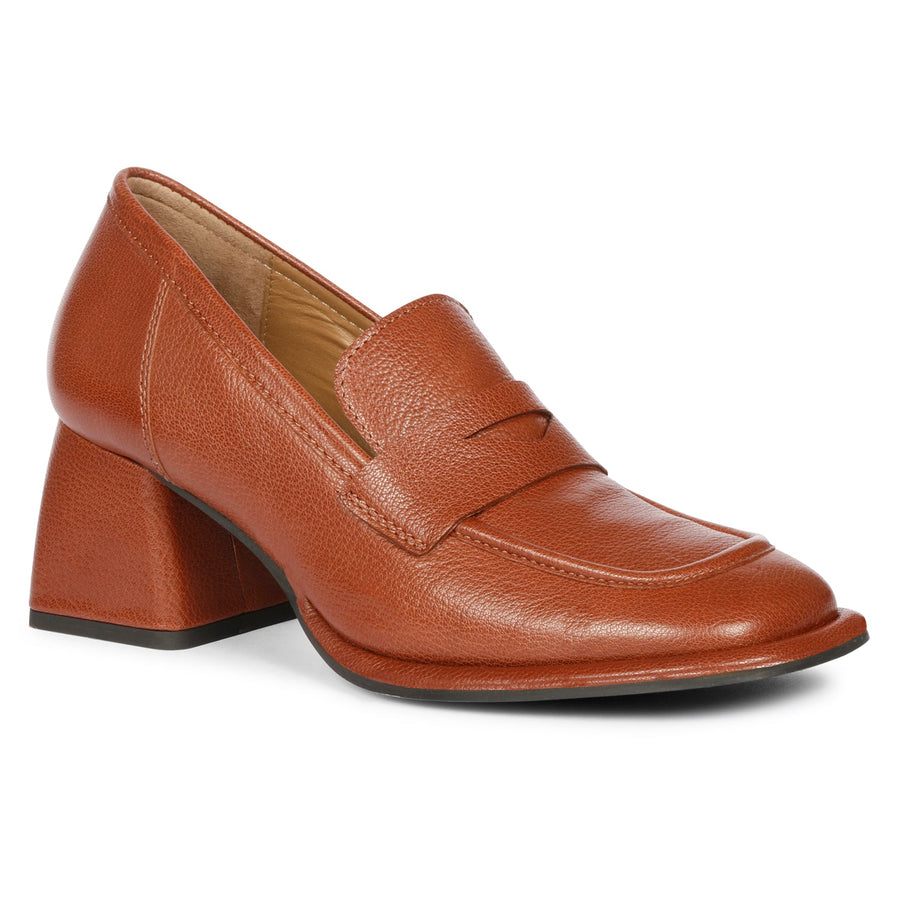 Saint G Viviana Heel Loafers Cuoio 