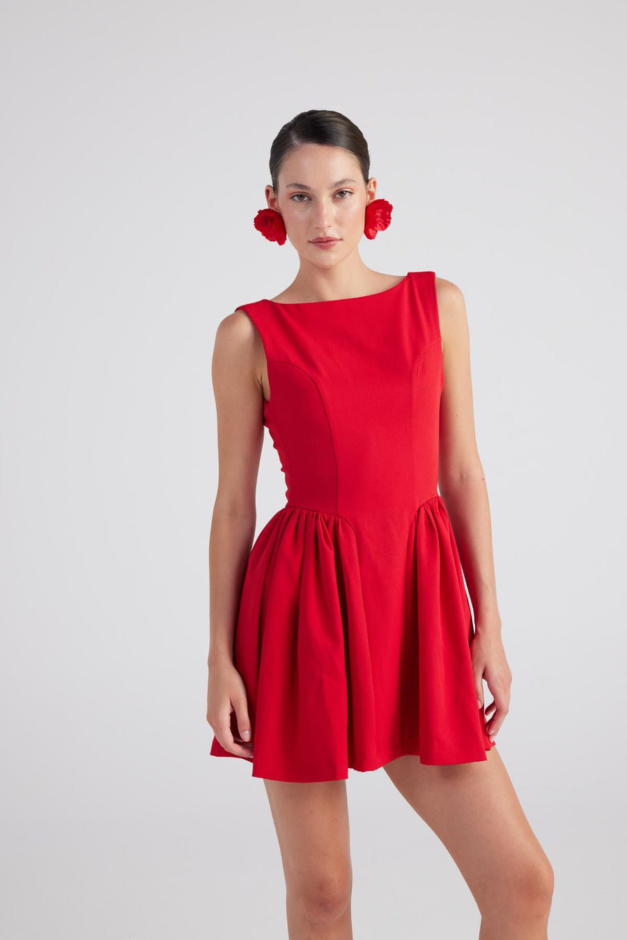 Holly Lolly Alena Dress Red  - Porterist 3