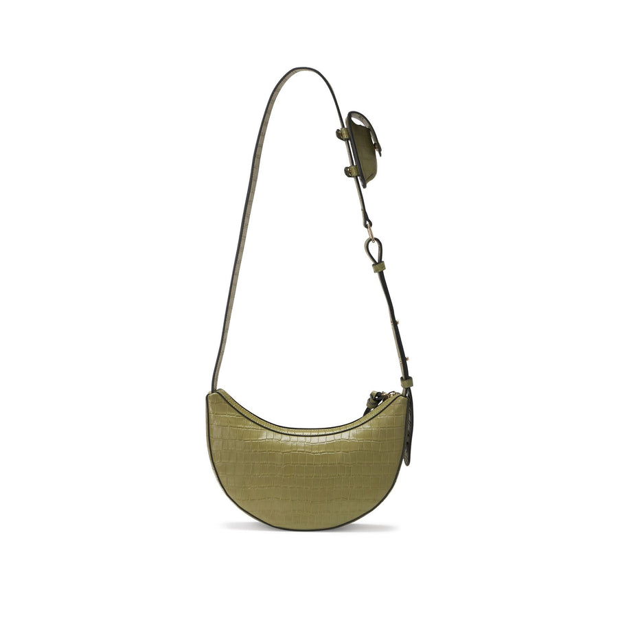 Oryany Rookie Croco Crossbody Medium Handbags Leaf Olive 