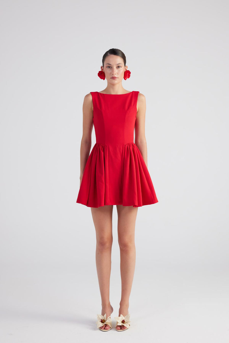 Holly Lolly Alena Dress Red  - Porterist 4