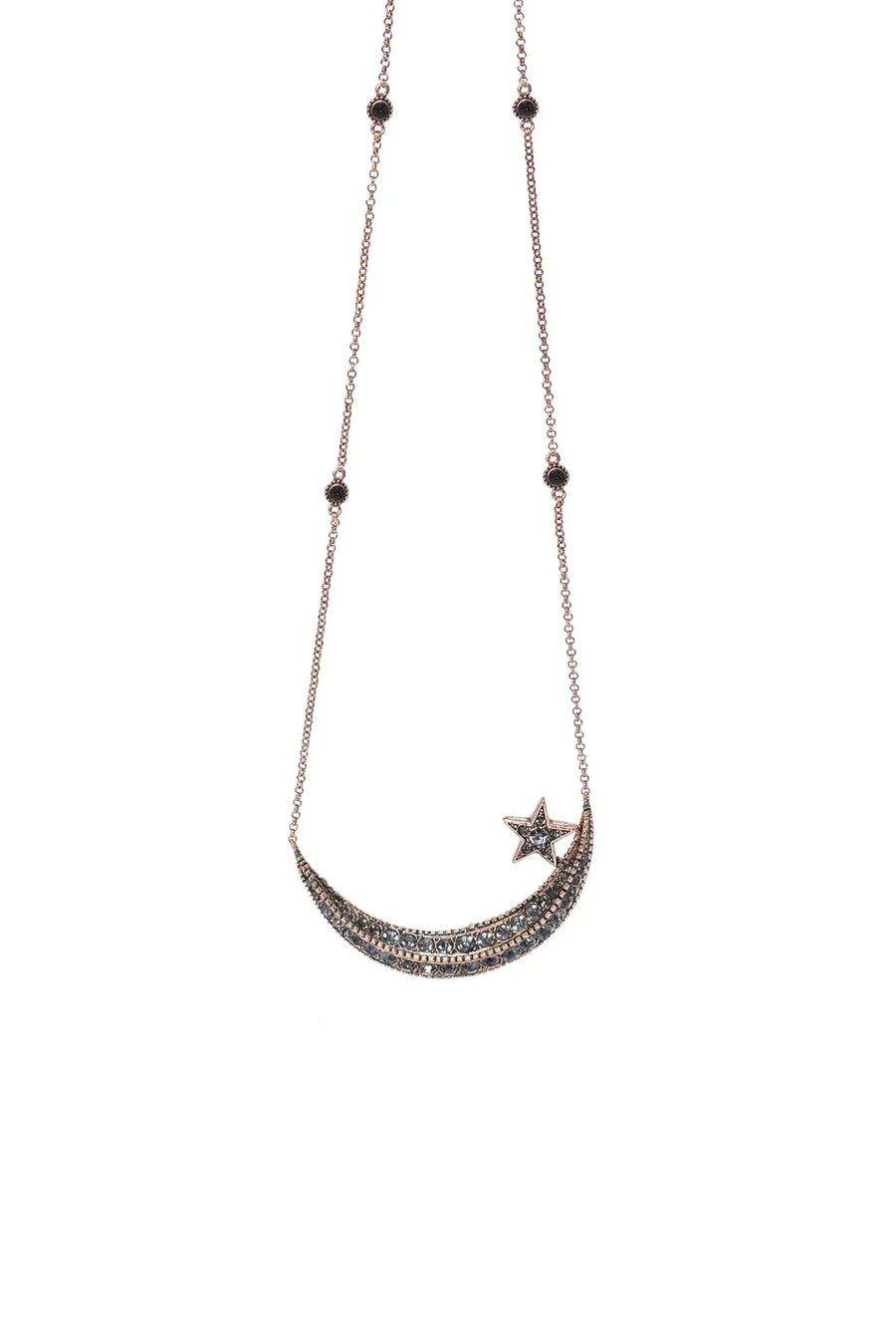 Diamond Crescent Necklace