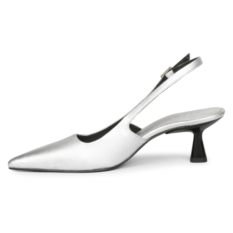 Saint G Cynara Kitten Heels Footwear Silver 