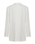 Diana Crystal Embellished White Jacket