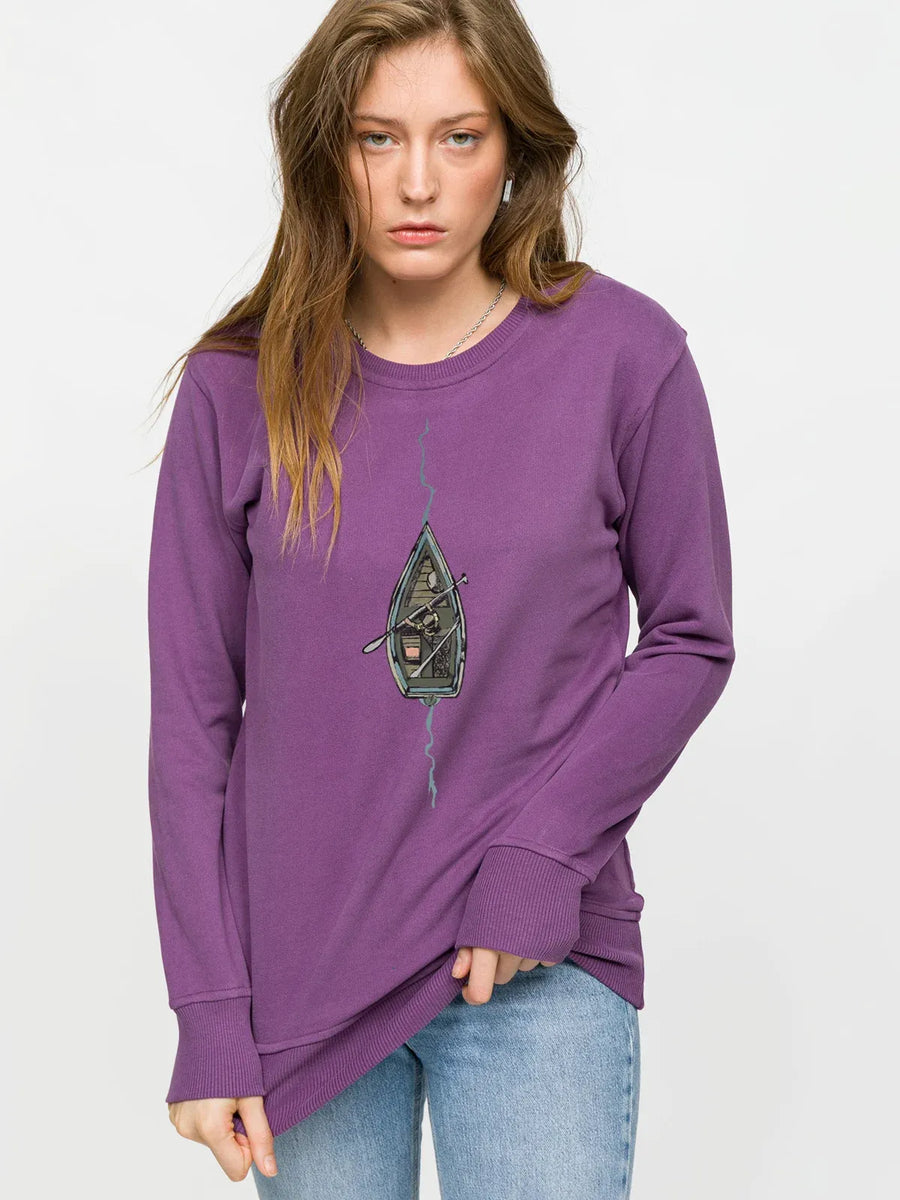 Discovery Woman Sweatshirt - Purple | Porterist