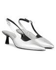 Saint G - Cynara Kitten Heels Footwear - Silver