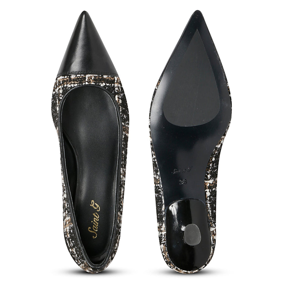 Saint G Bourbon Heels Footwear Black 
